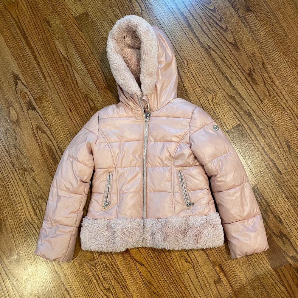 Pink Michael Kors Winter Jacket, Size 11/12